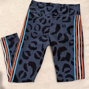 The Upside Leopard Stripe High-Rise Leggings | US 8